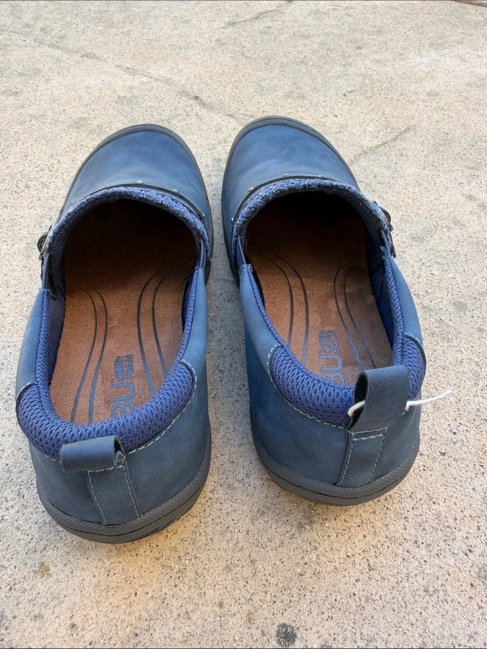JAMBU Women's Mavis Memory Denim Blue  Slip on Sneakers Size 8